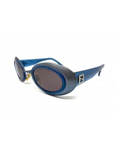 Vista desde la diagonal izquierda de las gafas de sol Vintage Fendi: SL 7112 Q62.